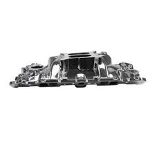 EPS Intake Manifold for 1955-86 Small-Block Chevy, Chrome Plasma Finish image 2