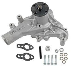 Water Pump for Small-Block Chevy in Satin Finish (Long)