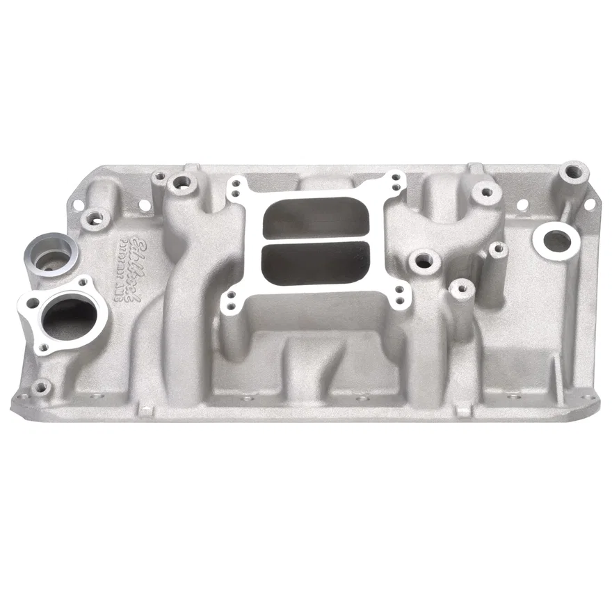 Performer Intake Manifold for 1970-91 AMC, Non-EGR, Satin Finish