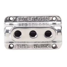 Polished Triple Outlet Fuel Block Kit image 1