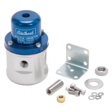 Carbureted Adjustable Bypass Fuel Pressure Regulator (160 GPH) in Blue Finish image 1