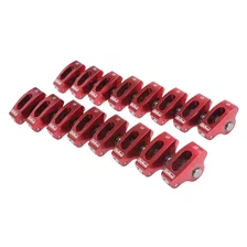 Red Roller Rockers for Small-Block Chevy 3/8 stud 1.5:1 Wide body (Qty 16) image 3