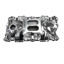 EPS Intake Manifold for 1955-86 Small-Block Chevy, Chrome Plasma Finish image 1