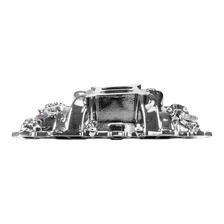 Performer RPM Small Block Chevy Intake Manifold, Chrome Plasma Finish image 4