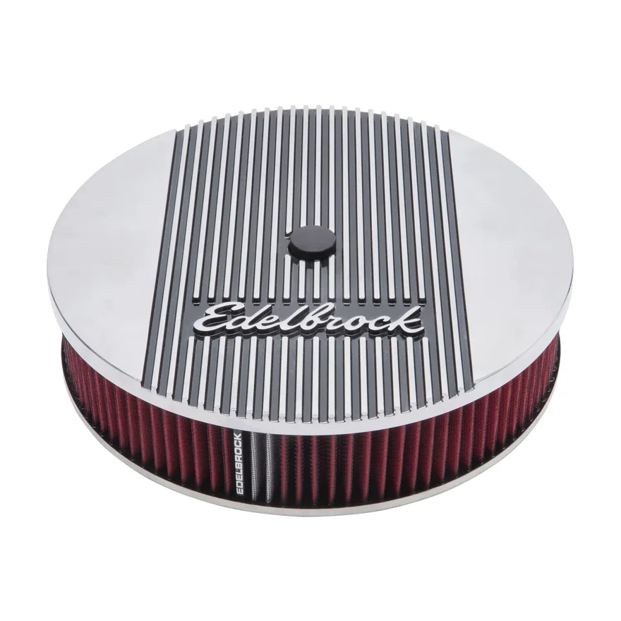 Elite 2 Series Polished 14" Round Air Cleaner - 3" Pro-Flo Element