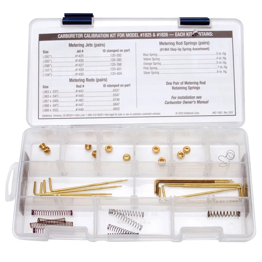 Thunder AVS Carburetor Calibration Kit for #1825 & 1826 Carburetors