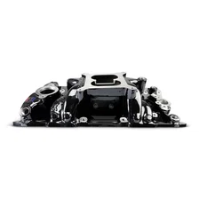 Performer RPM Small Block Chevy AIR-Gap Intake Manifold, Black Plasma Finish image 4
