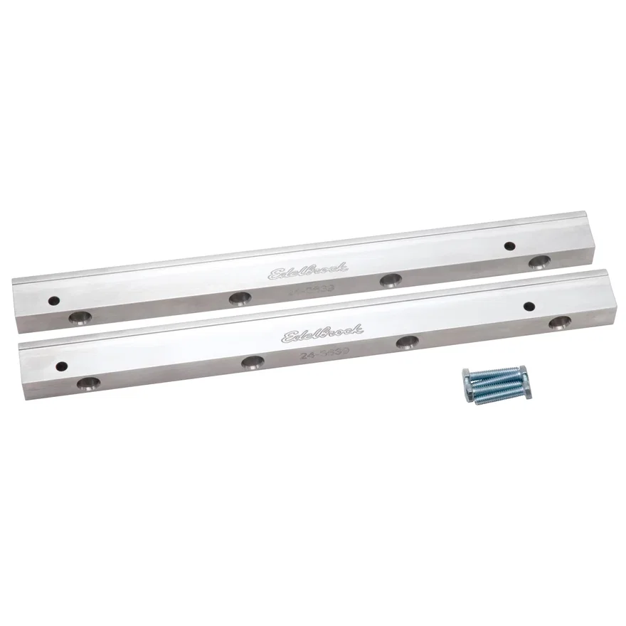 Fuel Rail Kit for Ford 4.6L 3/8" NPT in Clear Finish