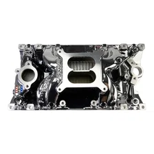 RPM Air-Gap Manifold for Small-Block Chevy Vortec, Chrome Plasma image 1