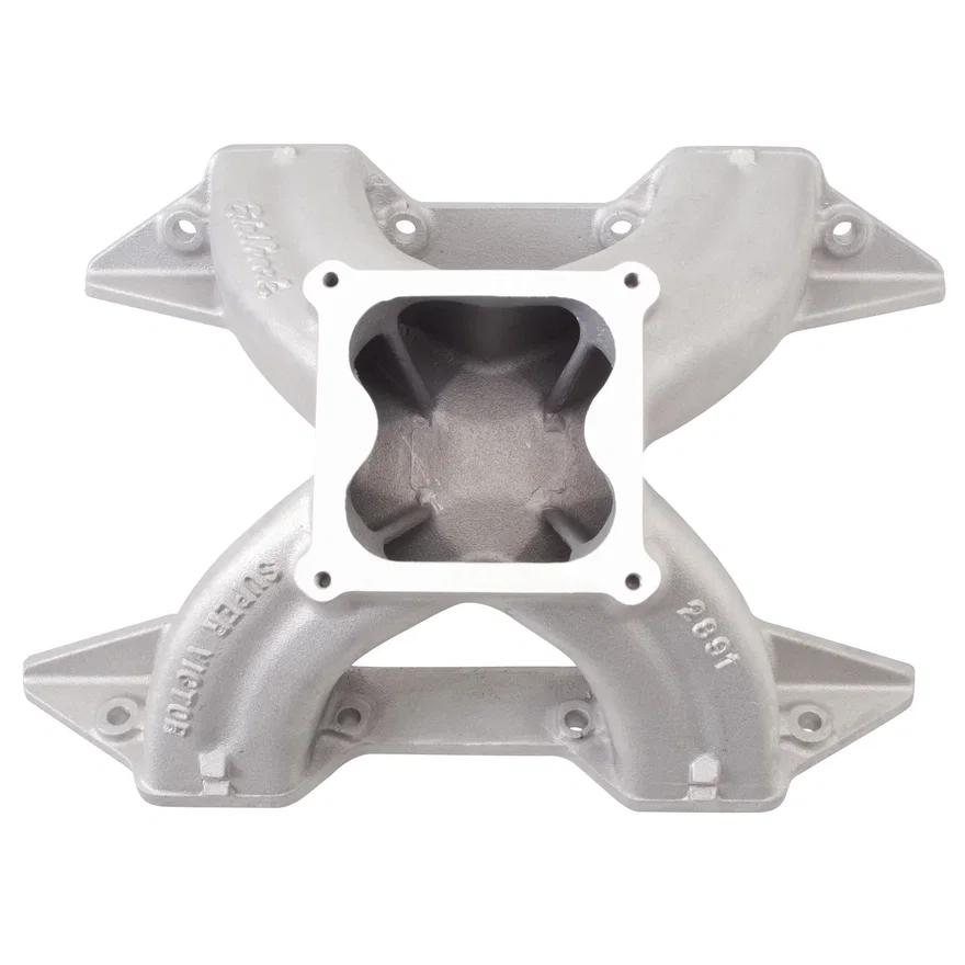 Super Victor Chrysler 440 Max Wedge Intake Manifold for 4500 Series Carb