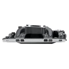 Performer RPM AIR-Gap Small Block Chevy Black Intake Manifold image 6