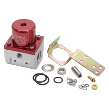 EFI Fuel Pressure Regulator -10 AN (180 GPH) in Red/Clear Finish image 1
