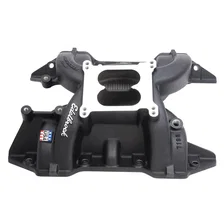 Performer RPM Big Block Chrysler 440 Black Intake Manifold image 1