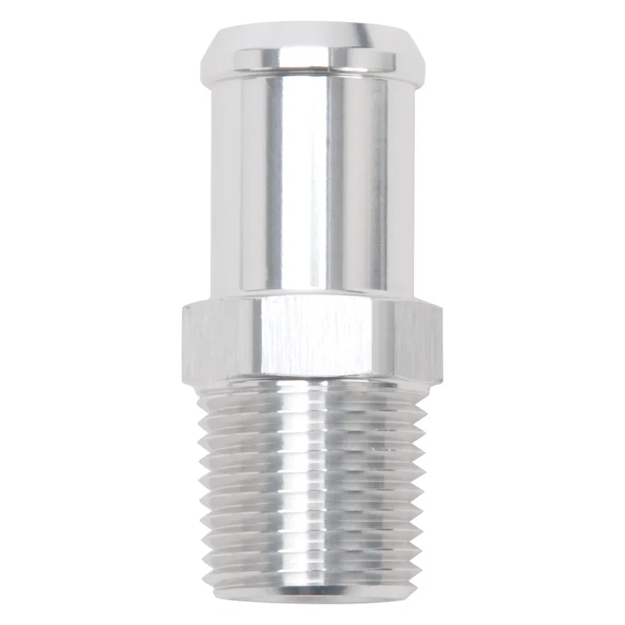 Heater Hose End Fitting - Straight with 1/2" NPT and 3/4" Barb