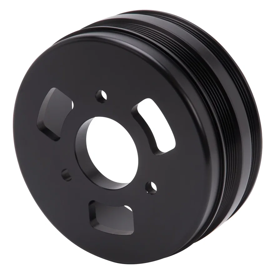 Crankshaft Drive Pulley Adapter with Corvette Belt Offset (Enforcer LS Kits)