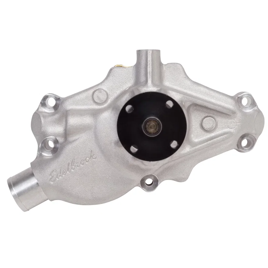 Water Pump for Small-Block 1984-91 350 c.i.d. Corvettes in Satin Finish (Short) for Chevrolet Corvette