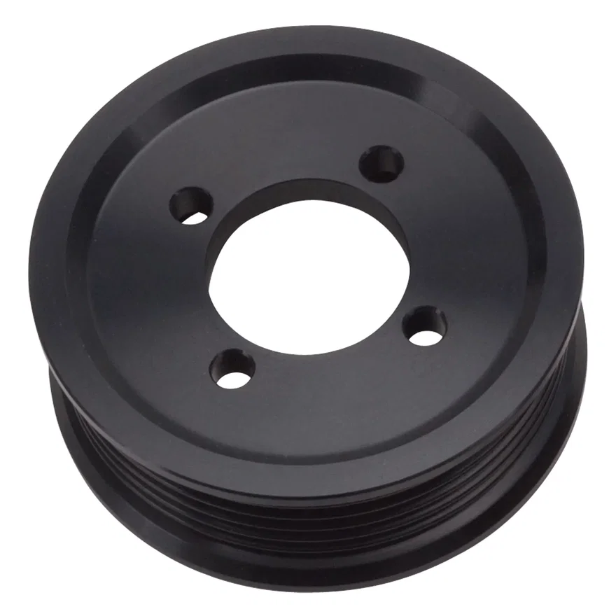3.25" 6-Rib E-Force S/C Pulley in Black Finish for Stage 3 - Pro Tuner System