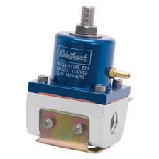 EFI Fuel Pressure Regulator -6 AN (180 GPH) in Blue/Clear Finish image 2