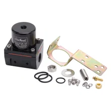 EFI Fuel Pressure Regulator -6 AN (180 GPH) in Black Finish image 1