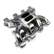 Performer RPM Small Block Chevy LS1 Intake Manifold Only, Chrome Plasma finish image 3