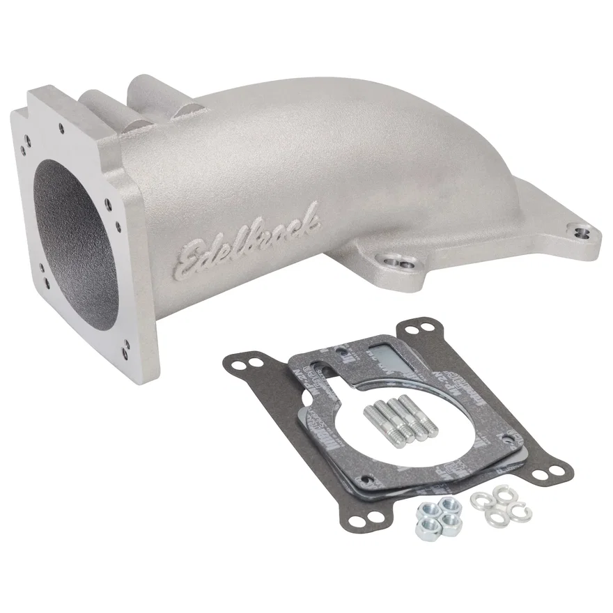 Ultra Low Profile Universal Intake Elbow - 90mm T.B. to 4150 Flange