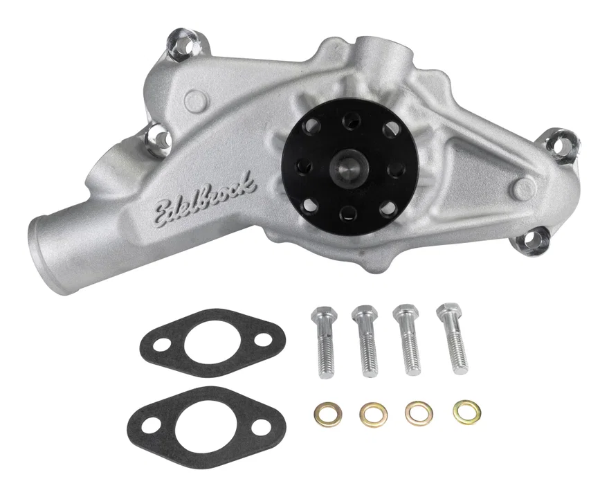 Water Pump for 1971-74 Big-Block Chevy Corvettes in Satin Finish