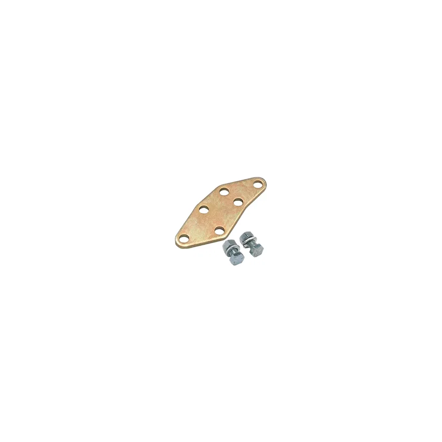 Carburetor Throttle Cable Adapter Plate for Ford 351-W in Gold Finish