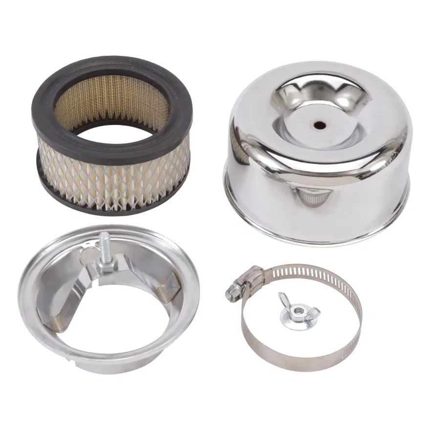 Chrome Air Cleaner Assembly for 94 Series Carburetor (4.65")