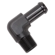Heater Hose End Fitting - 90Â° with 3/8" NPT and 1/2" Barb image 2