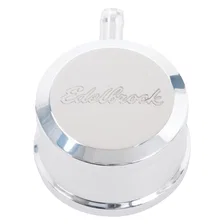 Round Push-in Breather Look PCV Billet Aluminum Polished image 1