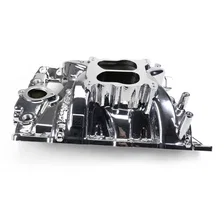 Performer RPM Pontiac 326-455 Intake Manifold, Chrome Plasma Finish image 3