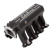 Pro-Flo XT Small Block Chevy LS2 EFI Black Intake Manifold image 2