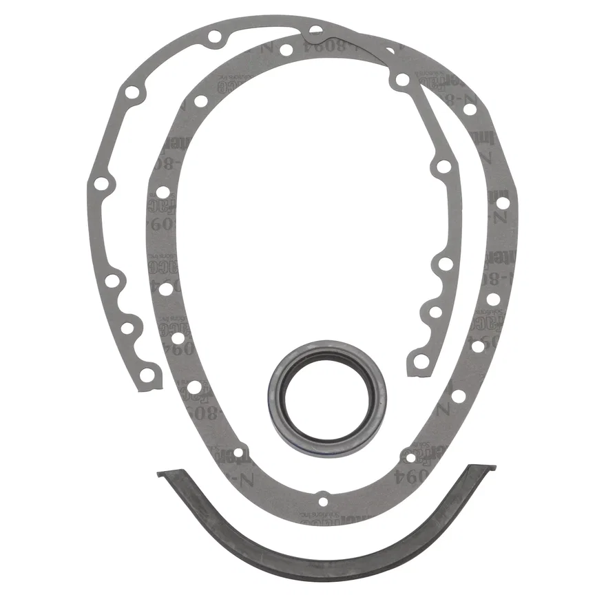Replacement Timing Cover Gasket #4243 For SB Chevy, Fits 2-Piece Part #4242