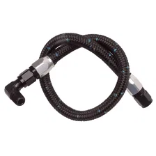 Black Braided Stainless Steel Fuel Hose Kit image 2