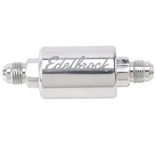 High Flow Billet Aluminum Fuel Filter in Polished Finish image 1