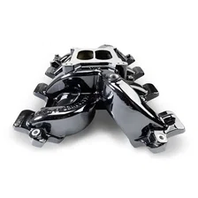 Performer RPM Small Block Chevy LS1 Intake Manifold Only, Black Plasma finish image 6