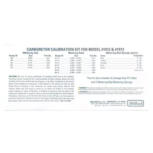 AVS2 Series Carburetor Calibration Kit image 3