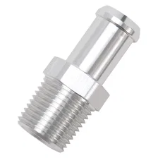 Heater Hose End Fitting - Straight with 1/2" NPT and 5/8" Barb image 2