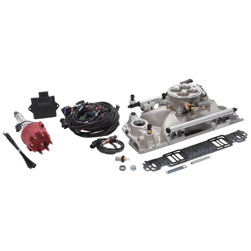 Pro-Flo 4 EFI Traditional 4150-Style Kit #35770 1986 & Earlier Chevy Small-Block