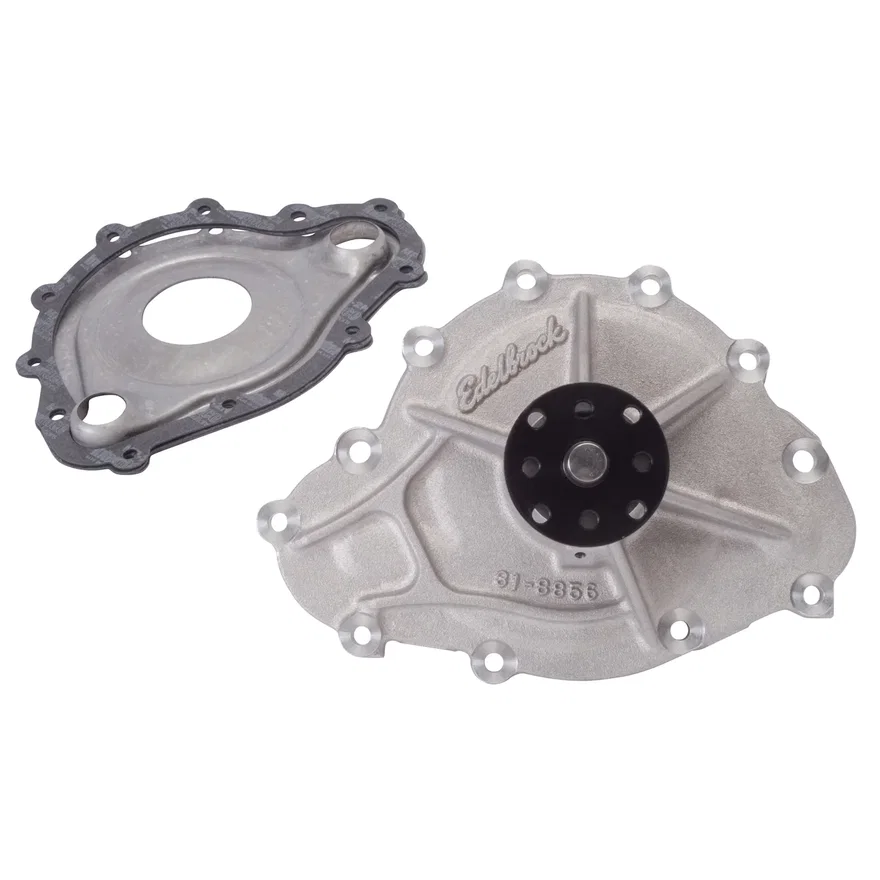 Water Pump for Pontiac, Standard Rotation in Satin Finish