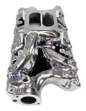 RPM Air-Gap Intake Manifold for Small-Block Ford, Chrome Plasma Finish image 1