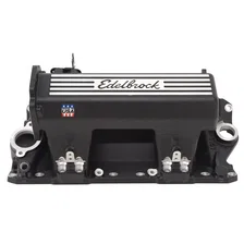 Pro-Flo XT Small Block Chevy EFI Black Intake Manifold image 1