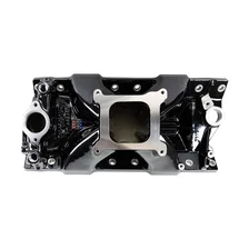 Victor Jr. 23 Degree Black Plasma Intake Manifold Small-Block Chevy image 1