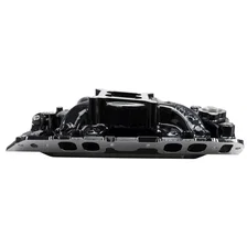 RPM Air-Gap Intake Manifold for Big-Block Chevy Oval Port, Black Plasma Finish image 4