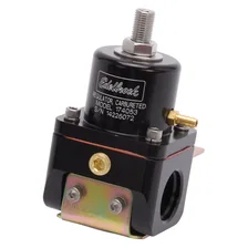 Carbureted Adjustable Bypass Fuel Pressure Regulator (180 GPH) in Black Finish image 2