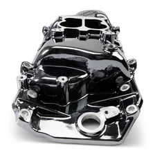 Performer 2-O Manifold for 1965-90 B/B Chevy Oval Port Heads, Black Plasma image 5