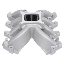 Victor Jr. Small Block Chevy LS1 Carbureted Intake Manifold Only image 3