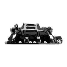 RPM Air-Gap Small Block Ford 351W Intake Manifold, Black Plasma Finish image 6