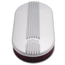 Pro-Flo Satin Large Oval Cast Air Cleaner for Dual-Quads - 2.4" Element image 4