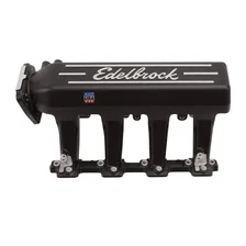 Pro-Flo XT Small Block Chevy LS2 EFI Black Intake Manifold image 1